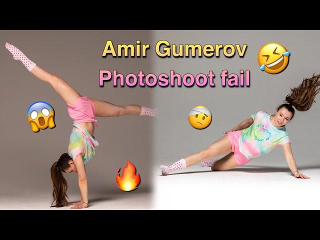 AMIR GUMEROV Painful Fail photoshoot backstage