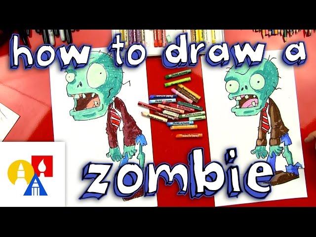 How To Draw A Zombie (Plants vs Zombies)