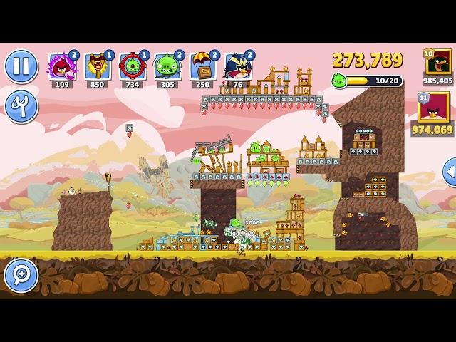 Angry Birds Friends Level 1 Tournament 1453 three stars NO POWER-UP walkthrough 2024-09-28