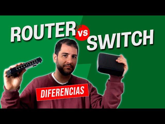 Diferencias: Router vs Switch vs Hub (Fácil)