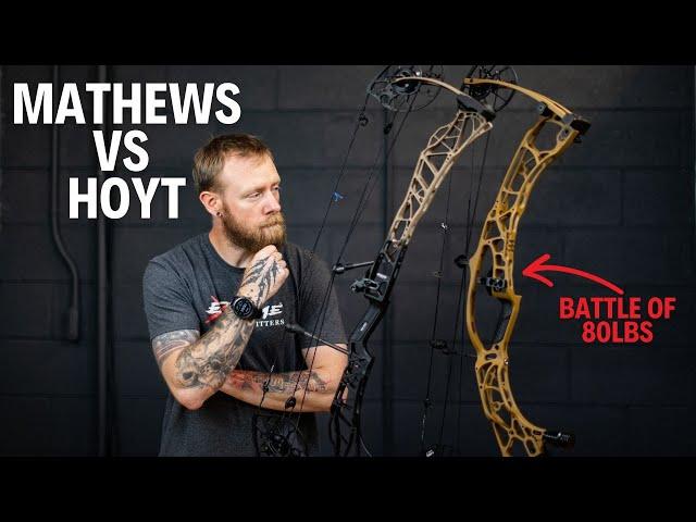 80lb Mathews Lift 33 vs Hoyt Alpha X 33 | Bow Review