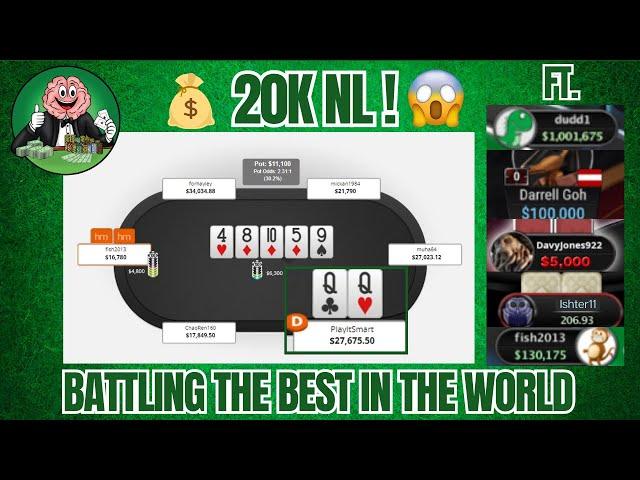 High Stakes 20K NL -Battling The Best In The World!! Ft.Dudd1,DaveyJones,Foursixfour,Ishter,Fish2013