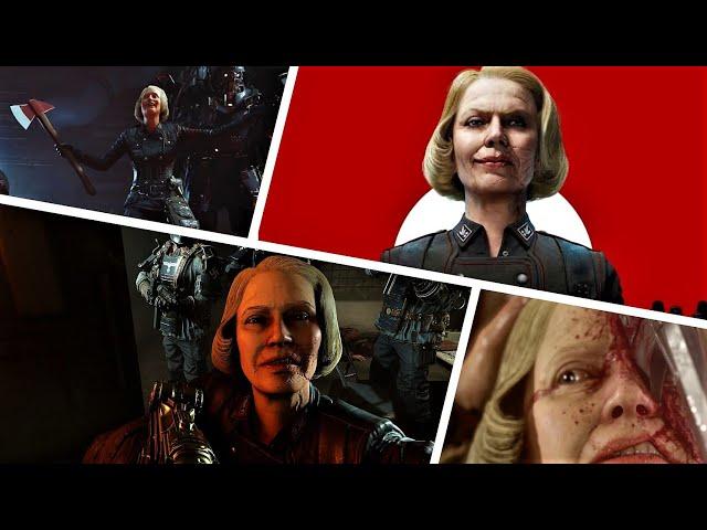 All "Irene Engel" Scenes And Encounters : Wolfenstein II The New Colossus [ 4K60ᶠᵖˢ UHD]