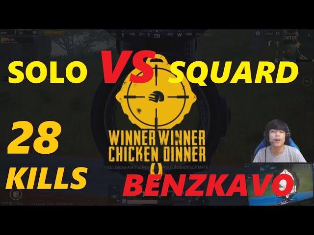 SOLO VS SQUARD | BENZKAVO | RUSH | CHICKEN | DINNER | PRO GAME | PLAY | Benz Pro Gamer |