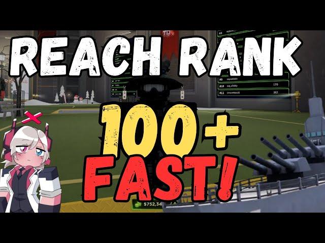 HOW TO REACH RANK 100+ EASILY IN TDX | [Roblox Tower Defense X]