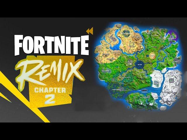 Fortnite REMIX Chapter 2 Battlepass Skins LEAKED! 