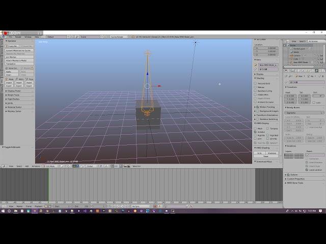 Blender to PMXE/MMD - Exporting an MMD Model from Blender