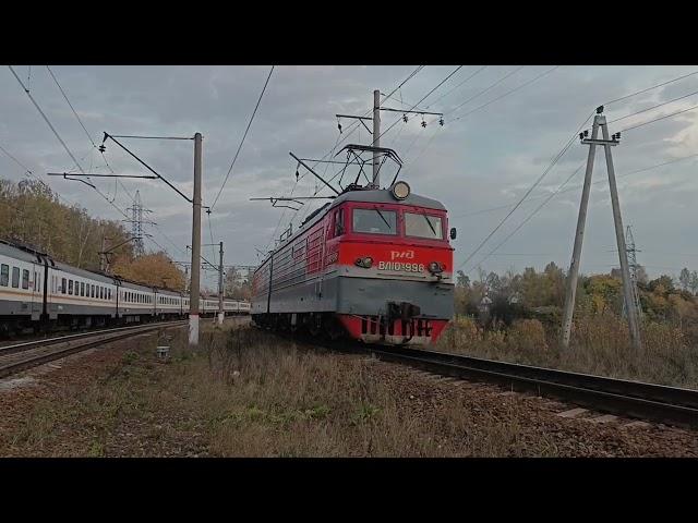 Электровоз ВЛ10у-998 следует резервом по перегону Холщёвики - Новоиерусалимская