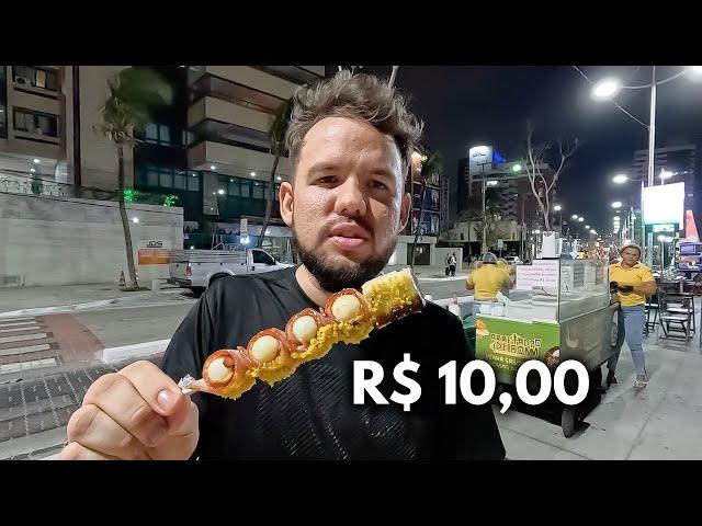 As melhores COMIDAS DE RUA em Fortaleza