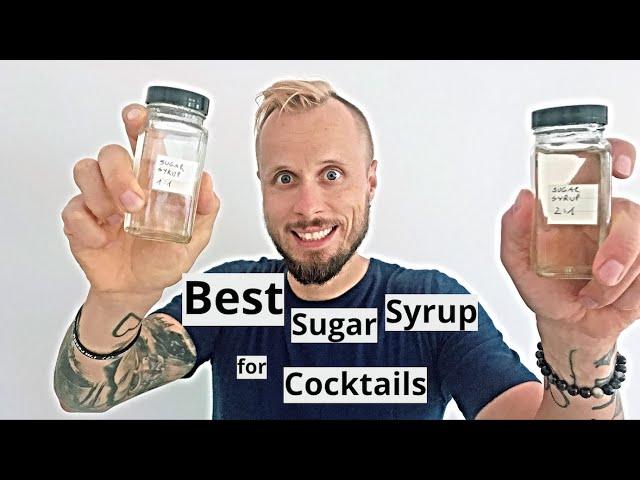 How To Make Sugar Syrup | Bar Crafts