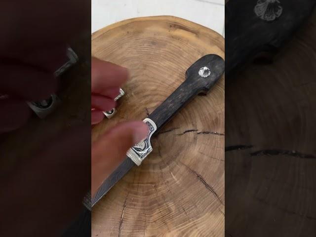 Кинжал ручной работы из серебра Кубачинская работа #война #knife #подарок