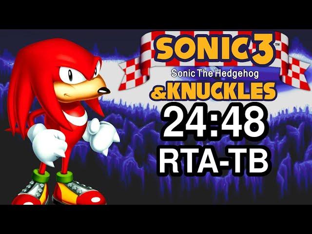 Sonic 3 & Knuckles - Knuckles speedrun in 24:48 RTA-TB