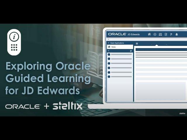 Exploring Oracle Guided Learning for JD Edwards with Paul Houtkooper from Oracle