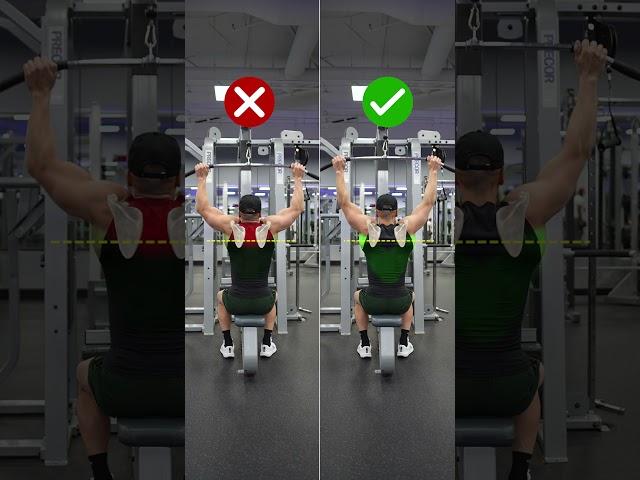  DON'T DO THIS on the Lat Pulldown!