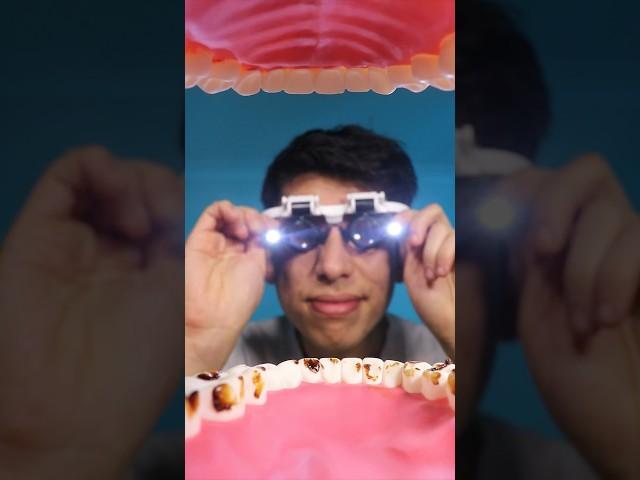 POV: your teeth are NASTY 🪥 #asmr