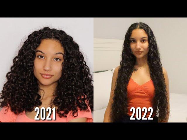 how to grow curly hair FAST | over 10 inches in growth | VLOGMAS DAY 11