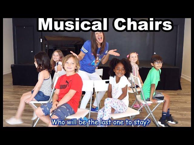 Learn Musical Chairs Song for Children (Official Video) by Patty Shukla | Freeze Dance and more.