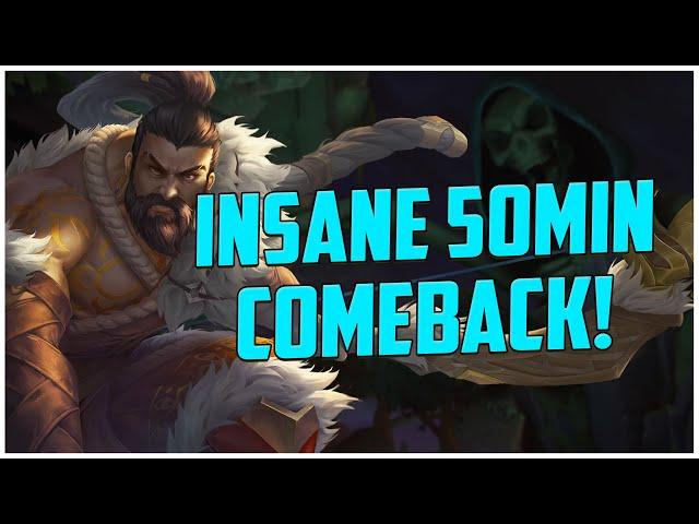 INSANE 50 MINUTES COMEBACK! S11 SMITE RANKED RAMA