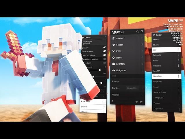 Best Hack Client: Vape Client in 2024 | Minecraft Java Edition