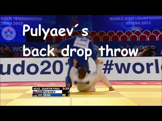 Mikhail Pulyaev´s back drop throw