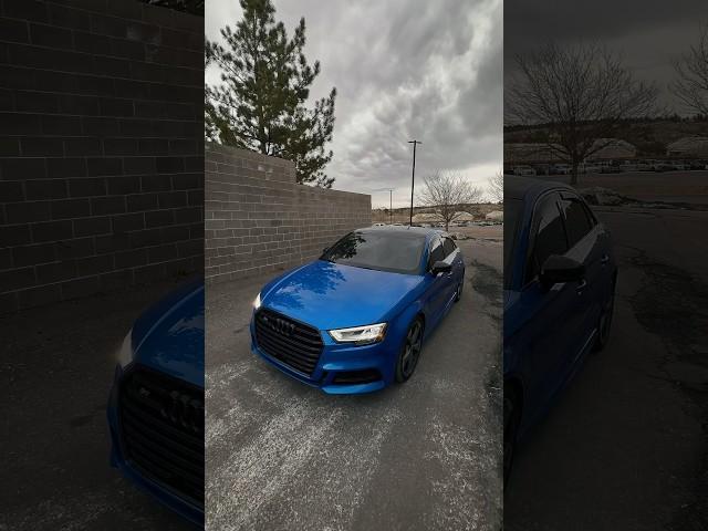 Ara Blue Audi S3  #audi #audis3 #quattroworld #audilover #audicar #carreview