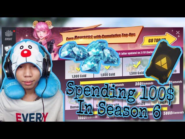 Spending 100$ Season 6 /Rules Of Survival/PrivatePlork