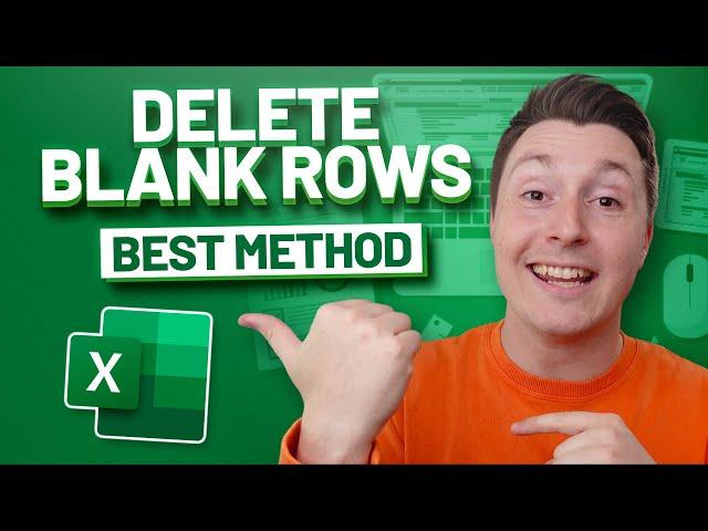 HOW TO DELETE BLANK ROWS WITHOUT LOSING DATA [THE RIGHT WAY]