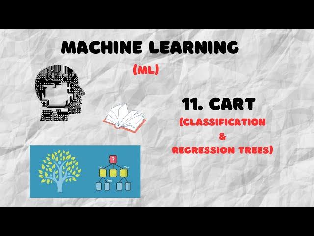 #11 Classification & Regression Trees (CART) | CART Algorithm Explained | ML