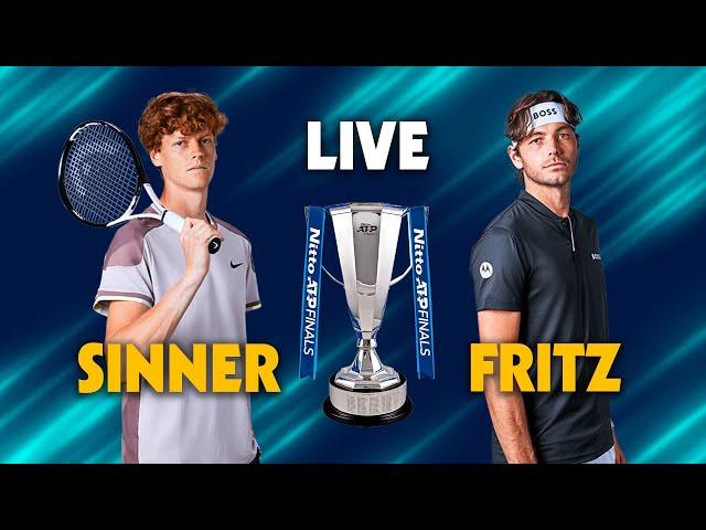 LIVE: Jannik Sinner vs Taylor Fritz - ATP Finals 2024 | Live Score