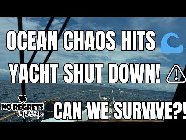 Day 34: Epic Ocean Journey Turns Dramatic – Chaos Hits at Sea! Shut Down 65’ Hatteras Yacht!