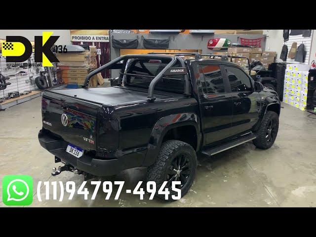 CAPOTA AUTOMÁTICA VOLKSWAGEN AMAROK - PROJETO AMAROK - CAPOTA ORIGINAL KEKO AUTOMÁTICA - DK136