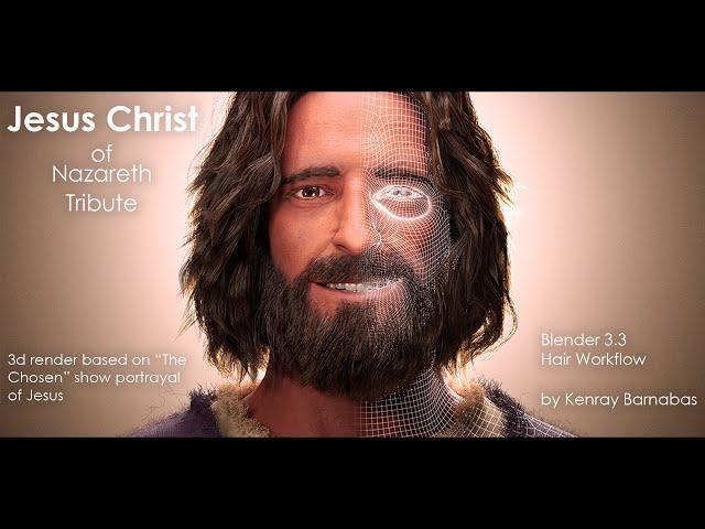 Jesus Christ Tribute: Hair Grooming Blender 3.3