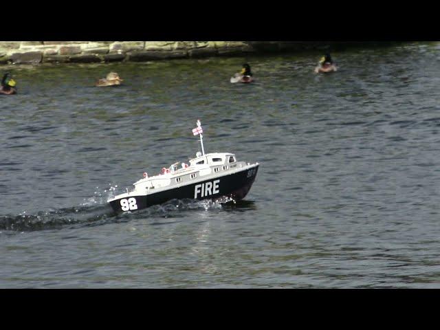 RAF Crash Tender. 36" wooden model by SLEC.