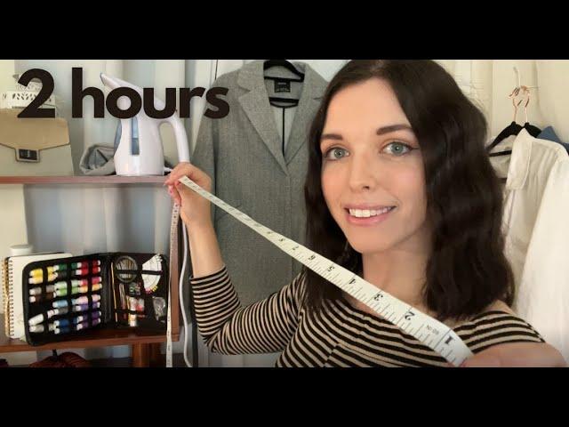 Men's Suit Fitting ASMR | Tailor Shop, Measuring, Fabric Sounds (2 HOUR Compilation)