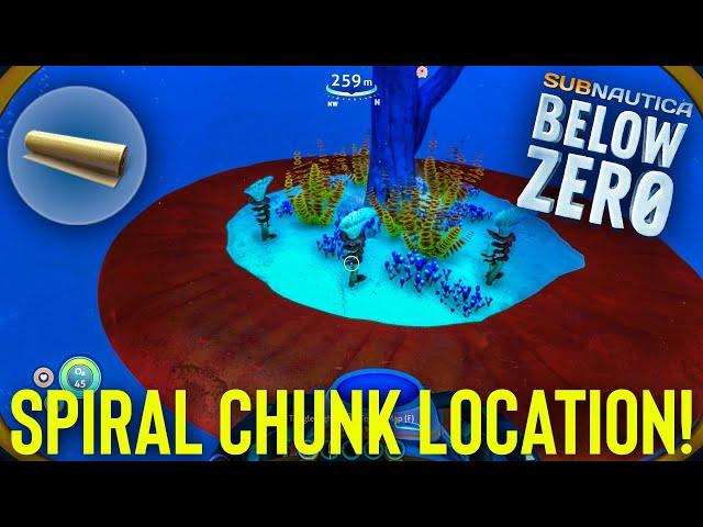 Subnautica Below Zero - How to Find the Spiral Chunks for the Synthetic Fibers