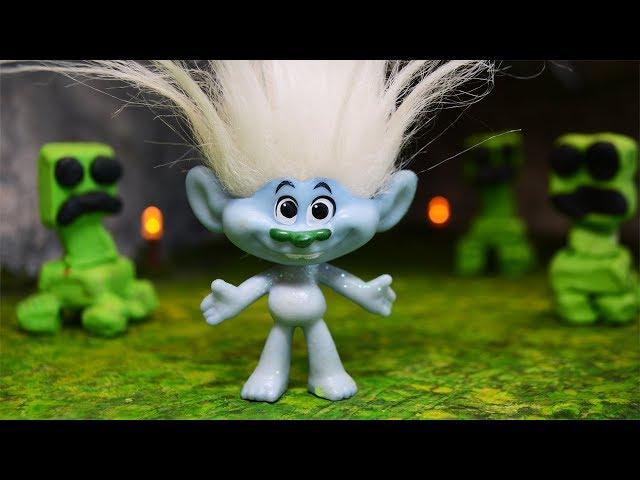 Вкусный тролль. пластилиновый мультфильм