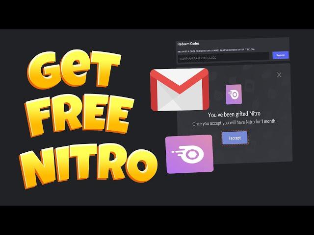 CLAIM 1 Month of Free Nitro Discord With Gmail!