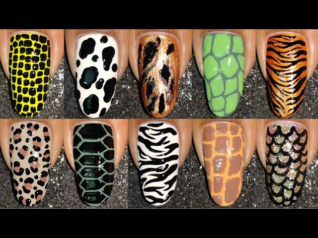 Easy to do animal print Nail Art Designs Compilation 2021 | animal Nail Art Designs Compilation 2021