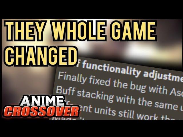 This Was Anime Crossover Defense's MOST IMPORTANT Update Yet
