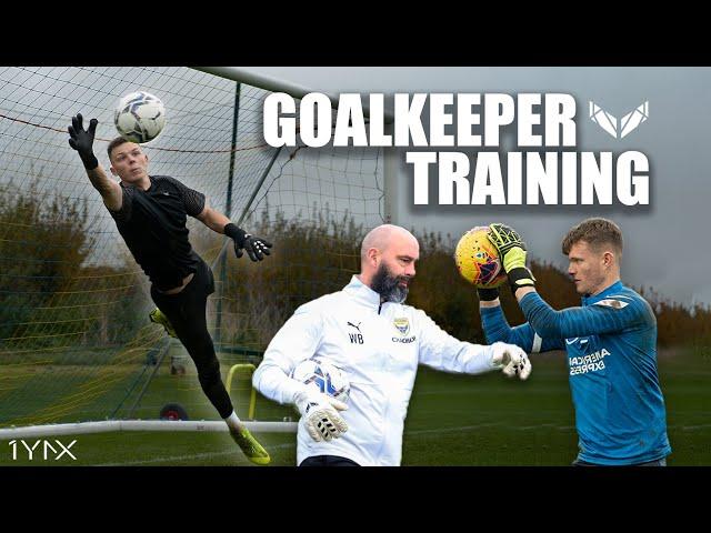 Pro Coach Wayne Brown works with Ideal GK & Toby Bull | FULL SESSION | 1YNX Goalkeeping