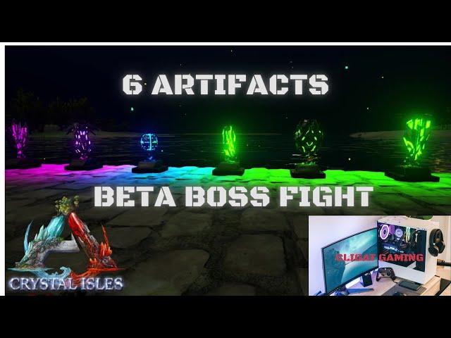 The 6 Artifact locations for the Beta Boss Fight on Crystal Isles