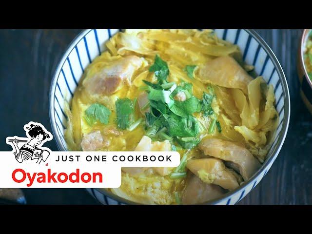 How To Make Oyakodon (Chicken & Egg Bowl) (Recipe) 親子丼の作り方 (レシピ)