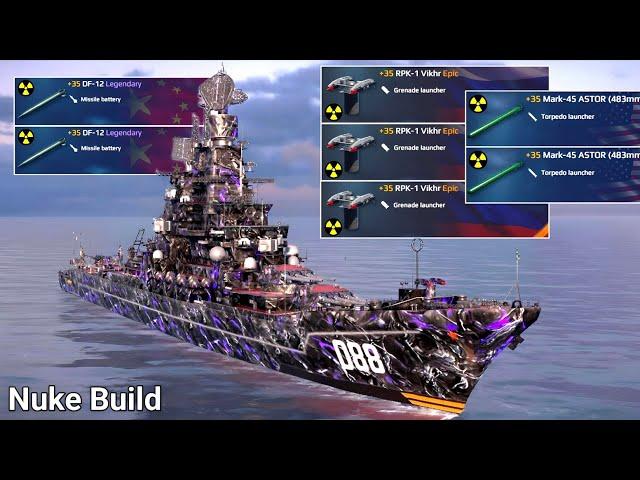 RF Admiral Isakov - DF-12 With Full Nuclear Build ️ Full Fun - Modern Warships Gameplay