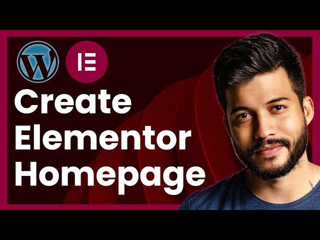 How To Create Homepage In WordPress With Elementor (easy tutorial)