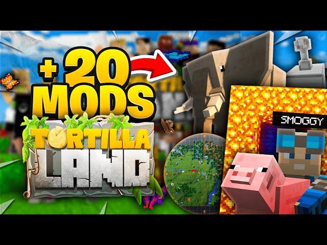 TOP 20 MODS de TORTILLALAND para MINECRAFT 1.12.2 - 1.21 JAVA SHADER + PACK 