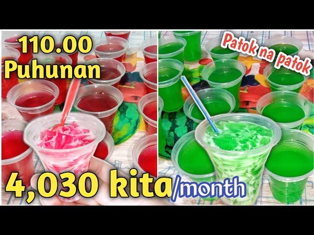 Grabe ganito pala kalaki ang kita sa Gelatin dessert,pang negosyo,patok sa mga bata!