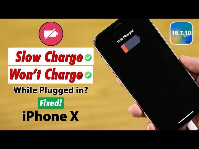 iPhone X Not Charging? Fix It!