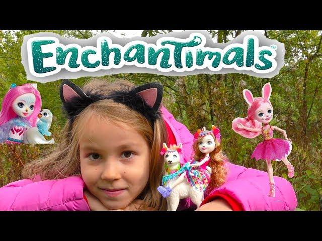 #Мультик Куклы #Энчантималс Домик Данессы Оленни #Enchantimals новые серии с игрушками для девочек