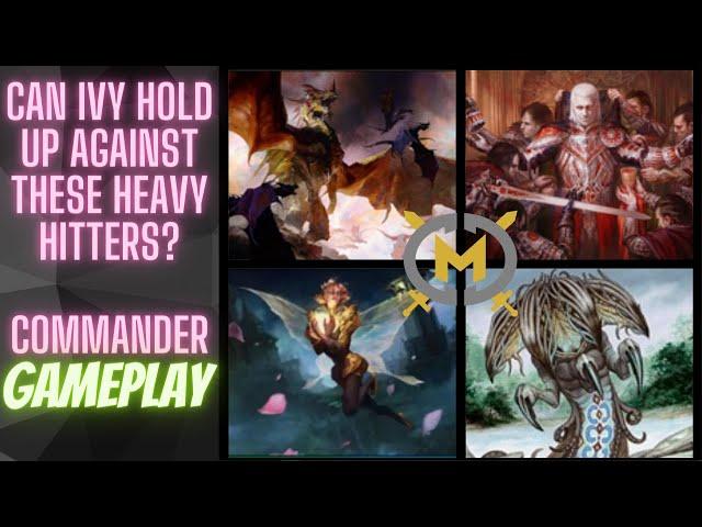 Commander Game - Ur Dragon, Edgar Markov, Sliver Overlord, Ivy - EDH Format