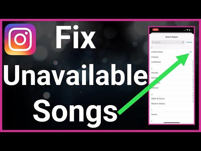 How To Fix This Instagram Song Is Currently Unavailable